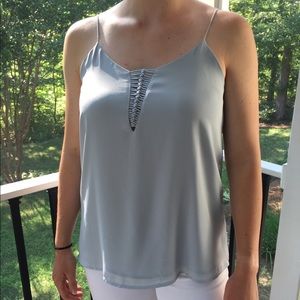Blue/Grey Tank Top